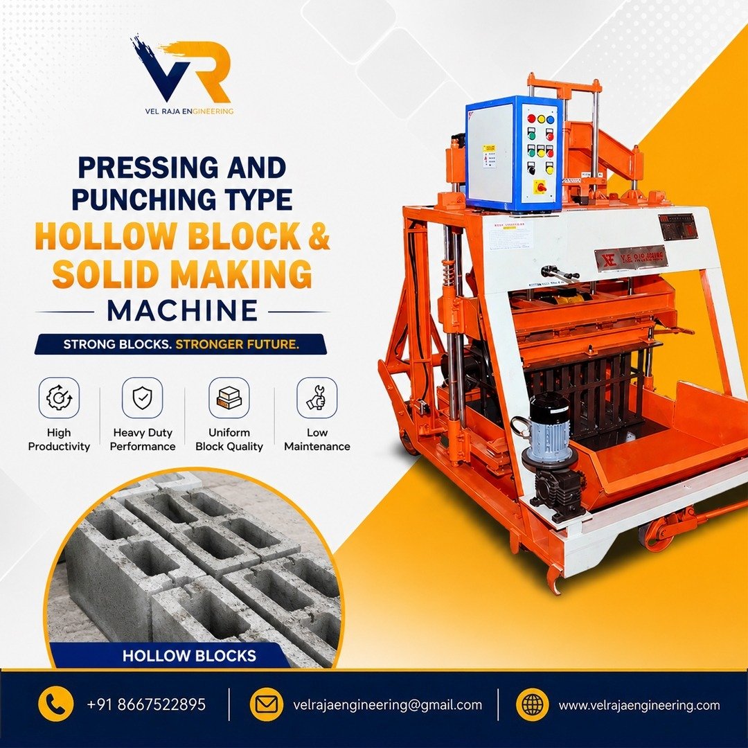 Hollow Block Making Machine at Best Price from Direct Manufacturers