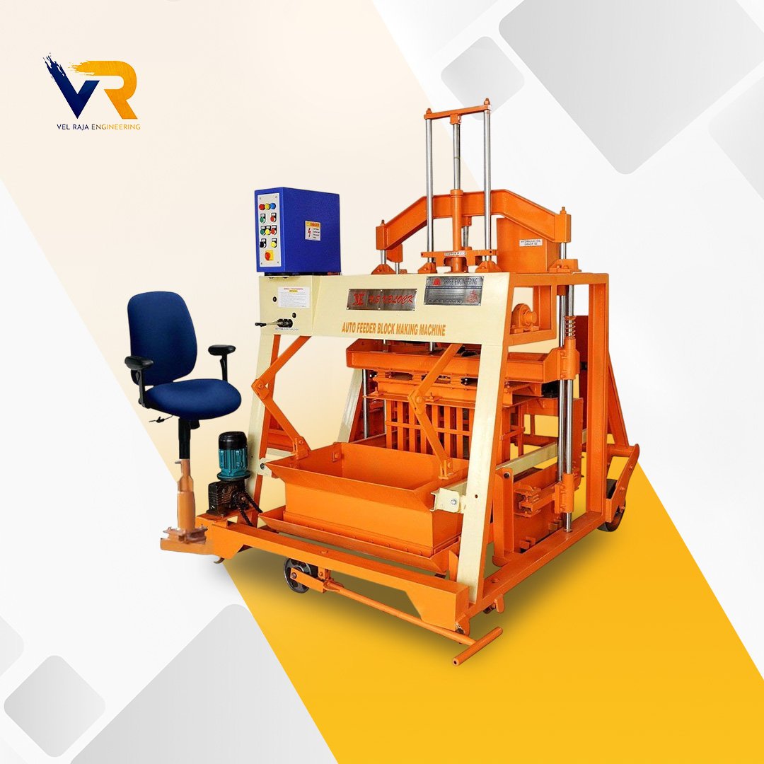 Pressing Type Concrete Block Making Machine Auto Feeder